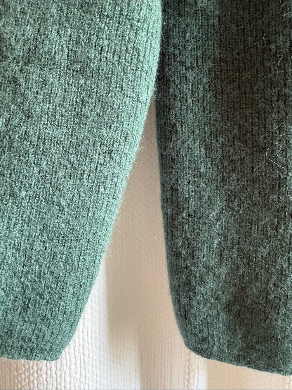 Sézane Gaspard cardigan in sage - Picture 7 of 8